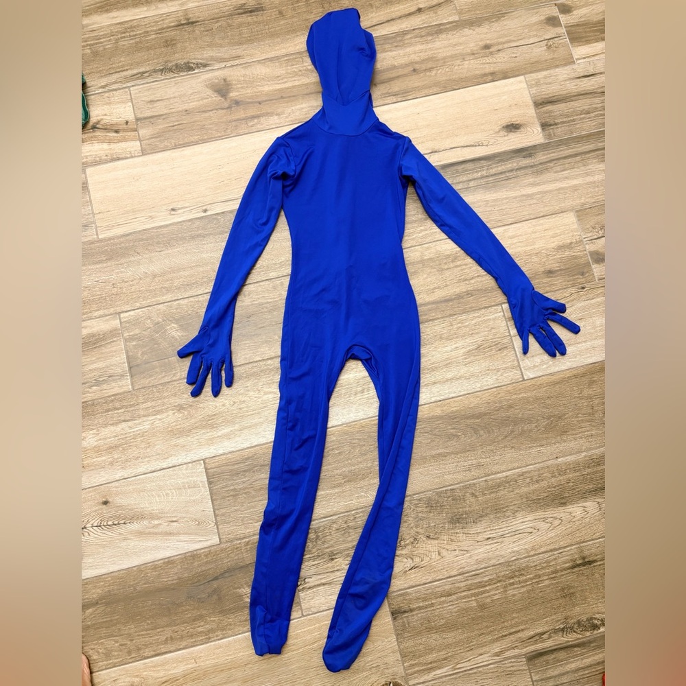 BLUE MORPH SUIT Kids SZ. Small Morphsuits